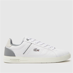 Lacoste - Lacoste europa trainers in white & grey (Mens)