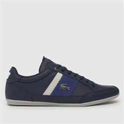 Lacoste - Lacoste chaymon trainers in navy & white (Mens)