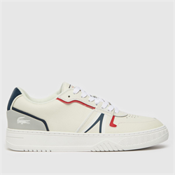 Lacoste - Lacoste l001 trainers in white & navy (Mens)