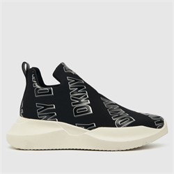 DKNY - DKNY ramona sneaker trainers in black & white (Womens)