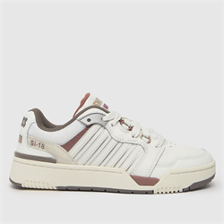 K-SWISS - K-SWISS si-18 rival trainers in white & pink (Womens)