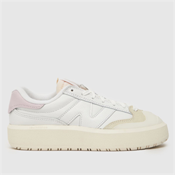 New Balance - New Balance ct302 trainers in white & pink (Womens)