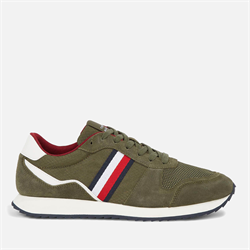 Tommy Hilfiger - Tommy Hilfiger Men's Evo Mix Suede and Ripstop Trainers - UK 9 (Mens)