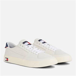 Tommy Jeans - Tommy Jeans Men's Vulcanized Leather Trainers - UK 6.5 (Mens)