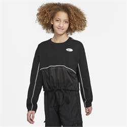 Nike - Nike Sportswear Icon Clash Older Kids' (Girls') Top - Black (Womens)