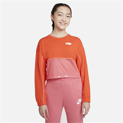 Nike - Nike Sportswear Icon Clash Older Kids' (Girls') Top - Orange (Womens)