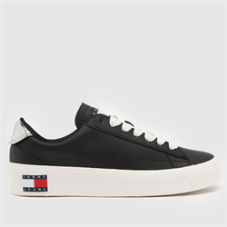 Tommy Jeans - Tommy Jeans vulc leather trainers in black (Womens)