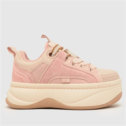 Buffalo London - Buffalo London orcus sk8 trainers in pale pink (Womens)