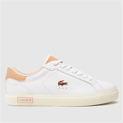 Lacoste - Lacoste powercourt trainers in white (Womens)
