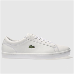 Lacoste - Lacoste straightset trainers in white (Womens)