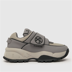 ACUPUNCTURE - ACUPUNCTURE beefer trainers in grey & black (Mens)