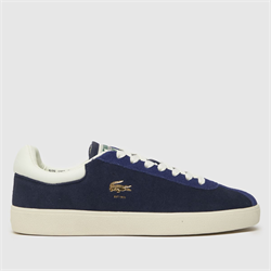 Lacoste - Lacoste baseshot trainers in navy & white (Womens)
