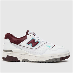 New Balance - New Balance 550 trainers in white & red (Womens)